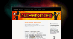 Desktop Screenshot of clownidoscopio.com